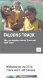 Mobile Screenshot of falconstrack.com